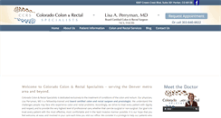 Desktop Screenshot of coloradocolonandrectalspecialists.com